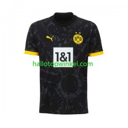 Borussia Dortmund Voetbalshirt Heren Uit Tenue 2023-2024 Korte Mouw
