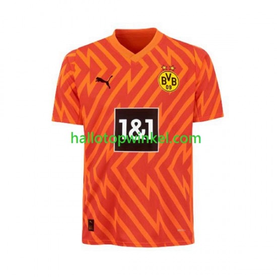 Borussia Dortmund Voetbalshirt Doelman Heren Uit Tenue 2023-2024 Korte Mouw