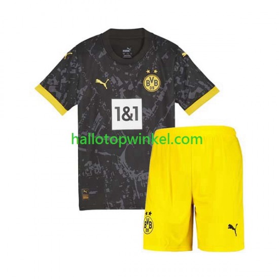 Borussia Dortmund Voetbalshirt Kleuters/Kids Uit Tenue 2023-2024 Korte Mouw