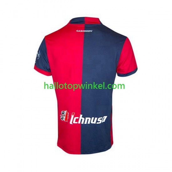 Cagliari Voetbalshirt Heren Thuis Tenue 2023-2024 Korte Mouw