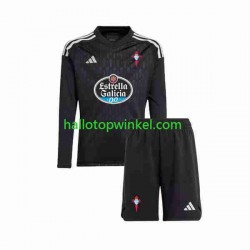 Celta de Vigo Voetbalshirt Doelman Kleuters/Kids Uit Tenue 2023-2024 Lange Mouw