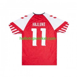 Denemarken Voetbalshirt Rasmus Hojlund 11 Heren Thuis Tenue 2023-2024 Korte Mouw