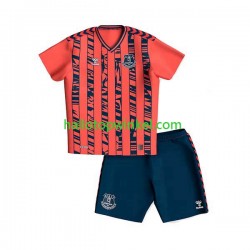 Everton Voetbalshirt Kleuters/Kids Uit Tenue 2023-2024 Korte Mouw