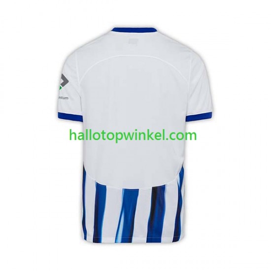 Hertha BSC Voetbalshirt Heren Thuis Tenue 2023-2024 Korte Mouw
