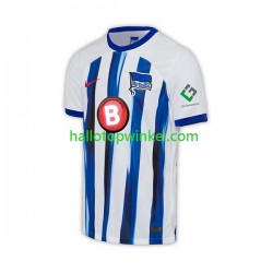 Hertha BSC Voetbalshirt Heren Thuis Tenue 2023-2024 Korte Mouw
