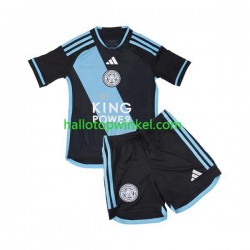 Leicester City Voetbalshirt Kleuters/Kids Uit Tenue 2023-2024 Korte Mouw