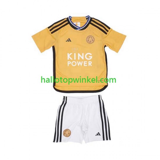 Leicester City Voetbalshirt Kleuters/Kids Derde Tenue 2023-2024 Korte Mouw