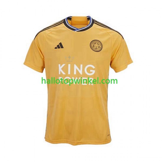 Leicester City Voetbalshirt Heren Derde Tenue 2023-2024 Korte Mouw