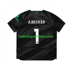 Liverpool Voetbalshirt A.Becker 1 Doelman Heren Uit Tenue 2023-2024 Korte Mouw
