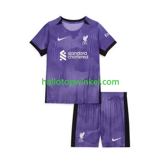 Liverpool Voetbalshirt Kleuters/Kids Derde Tenue 2023-2024 Korte Mouw