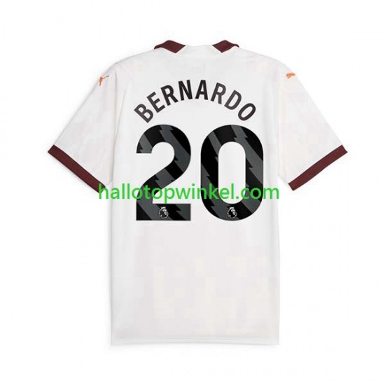 Manchester City Voetbalshirt Bernardo Silva 20 Heren Uit Tenue 2023-2024 Korte Mouw