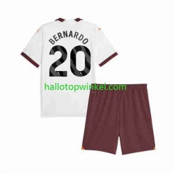 Manchester City Voetbalshirt Bernardo Silva 20 Kleuters/Kids Uit Tenue 2023-2024 Korte Mouw