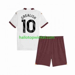 Manchester City Voetbalshirt Jack Grealish 10 Kleuters/Kids Uit Tenue 2023-2024 Korte Mouw