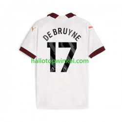 Manchester City Voetbalshirt Kevin De Bruyne 17 Heren Uit Tenue 2023-2024 Korte Mouw
