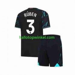 Manchester City Voetbalshirt Ruben 3 Kleuters/Kids Derde Tenue 2023-2024 Korte Mouw