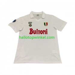 Napoli Voetbalshirt 1987 1988 Retro Heren Uit Tenue Korte Mouw