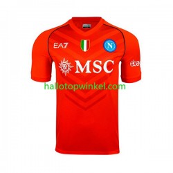 Napoli Voetbalshirt Doelman Heren Thuis Tenue 2023-2024 Korte Mouw