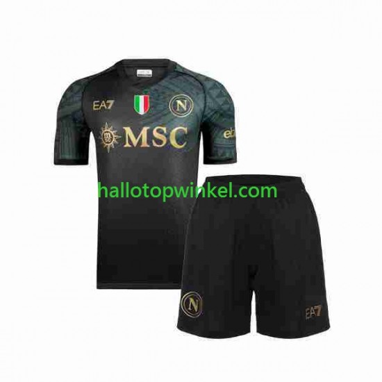 Napoli Voetbalshirt Kleuters/Kids Derde Tenue 2023-2024 Korte Mouw