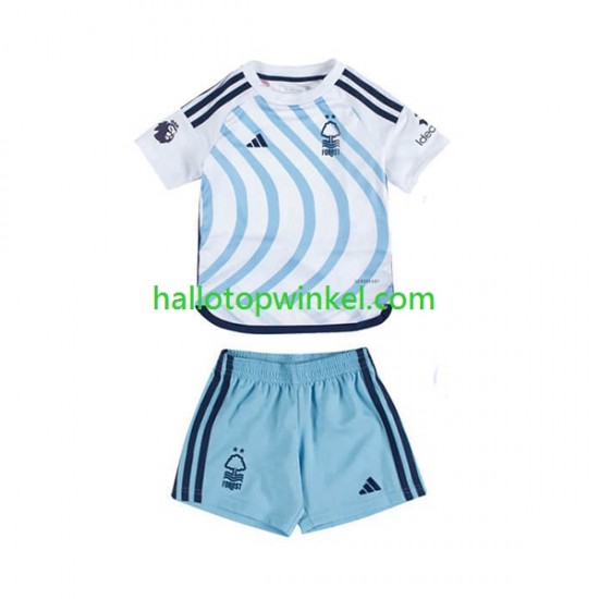 Nottingham Forest Voetbalshirt Kleuters/Kids Uit Tenue 2023-2024 Korte Mouw