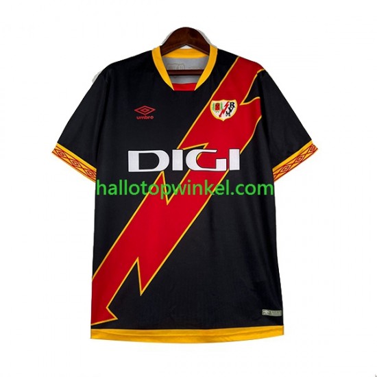 Rayo Vallecano Voetbalshirt Heren Uit Tenue 2023-2024 Korte Mouw