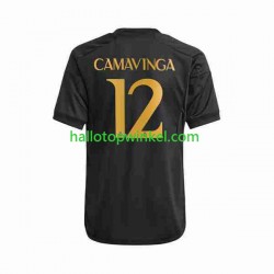 Real Madrid Voetbalshirt Eduardo Camavinga 12 Heren Derde Tenue 2023-2024 Korte Mouw
