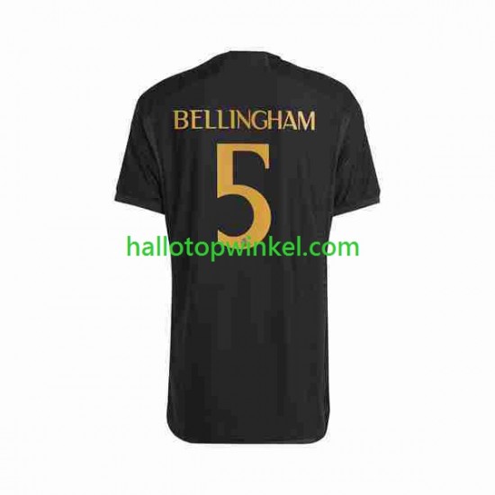 Real Madrid Voetbalshirt Jude Bellingham 5 Heren Derde Tenue 2023-2024 Korte Mouw