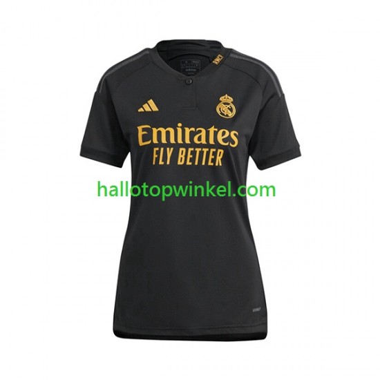 Real Madrid Voetbalshirt Dames Derde Tenue 2023-2024 Korte Mouw