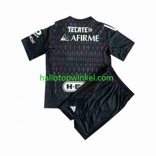 Tigres UANL Voetbalshirt Doelman Kleuters/Kids Uit Tenue 2023-2024 Korte Mouw