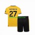 Wolverhampton Wanderers Voetbalshirt Matheus Nunes 27 Kleuters/Kids Thuis Tenue 2023-2024 Korte Mouw