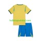 Brazilië Voetbalshirt Kleuters/Kids Thuis Tenue WK 2026 Korte Mouw
