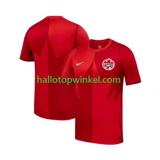 Canada Voetbalshirt Heren Thuis Tenue WK 2026 Korte Mouw
