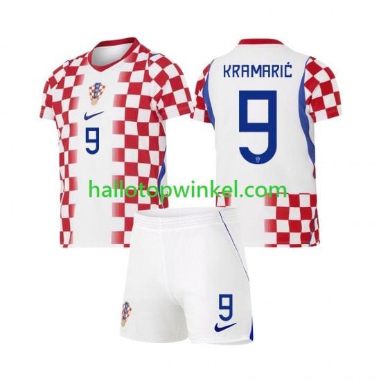 Kroatië Voetbalshirt Andrej Kramaric 9 Kleuters/Kids Thuis Tenue WK 2026 Korte Mouw
