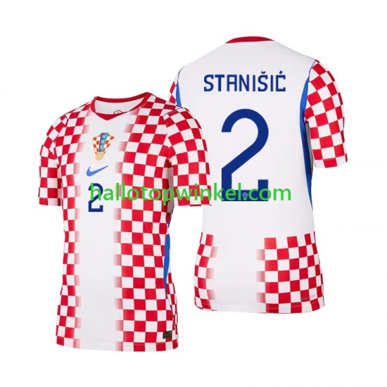 Kroatië Voetbalshirt Josip Stanisic 2 Heren Thuis Tenue WK 2026 Korte Mouw