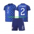 Kroatië Voetbalshirt Josip Stanisic 2 Kleuters/Kids Uit Tenue WK 2026 Korte Mouw
