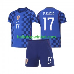Kroatië Voetbalshirt Petar Sucic 17 Kleuters/Kids Uit Tenue WK 2026 Korte Mouw