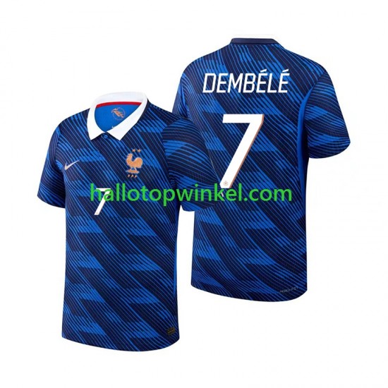 Frankrijk Voetbalshirt Ousmane Dembele 7 Heren Thuis Tenue WK 2026 Korte Mouw
