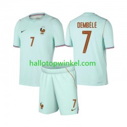 Frankrijk Voetbalshirt Ousmane Dembele 7 Kleuters/Kids Uit Tenue WK 2026 Korte Mouw
