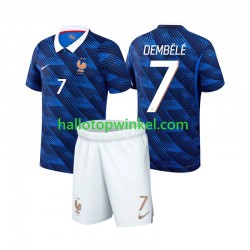 Frankrijk Voetbalshirt Ousmane Dembele 7 Kleuters/Kids Thuis Tenue WK 2026 Korte Mouw
