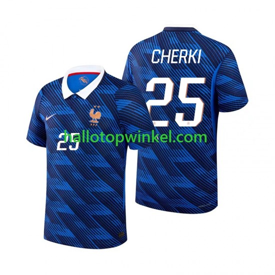 Frankrijk Voetbalshirt Rayan Cherki 25 Heren Thuis Tenue WK 2026 Korte Mouw
