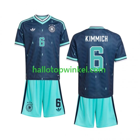Duitsland Voetbalshirt Joshua Kimmich 6 Kleuters/Kids Uit Tenue WK 2026 Korte Mouw