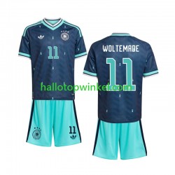 Duitsland Voetbalshirt Nick Woltemade 11 Kleuters/Kids Uit Tenue WK 2026 Korte Mouw