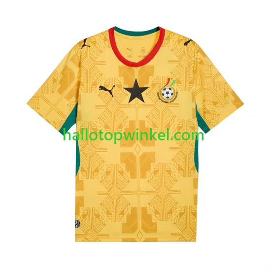 Ghana Voetbalshirt Heren Uit Tenue WK 2026 Korte Mouw