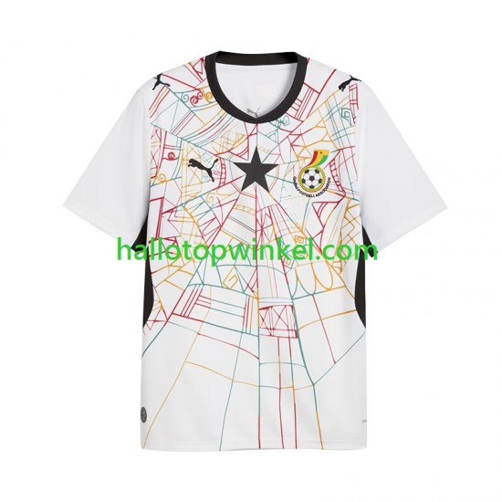 Ghana Voetbalshirt Heren Thuis Tenue WK 2026 Korte Mouw