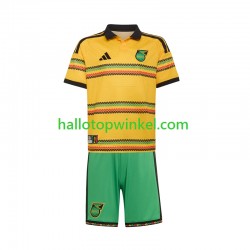 Jamaica Voetbalshirt Kleuters/Kids Thuis Tenue WK 2026 Korte Mouw