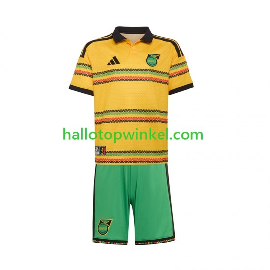 Jamaica Voetbalshirt Kleuters/Kids Thuis Tenue WK 2026 Korte Mouw