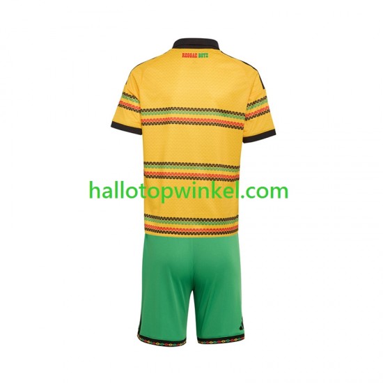 Jamaica Voetbalshirt Kleuters/Kids Thuis Tenue WK 2026 Korte Mouw
