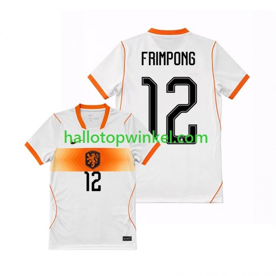 Nederland Voetbalshirt Jeremie Frimpong 12 Heren Uit Tenue WK 2026 Korte Mouw
