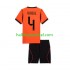 Nederland Voetbalshirt Virgil van Dijk 4 Kleuters/Kids Thuis Tenue WK 2026 Korte Mouw