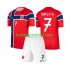 Noorwegen Voetbalshirt Alexander Sorloth 7 Kleuters/Kids Thuis Tenue WK 2026 Korte Mouw