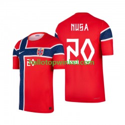 Noorwegen Voetbalshirt Antonio Nusa 20 Heren Thuis Tenue WK 2026 Korte Mouw